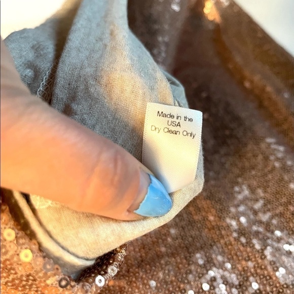 Sequin front Wedge top - Picture 3 of 4